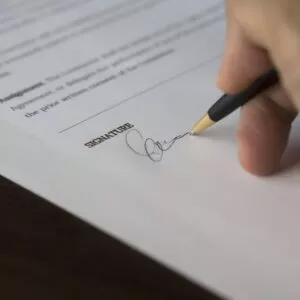 signature contrat