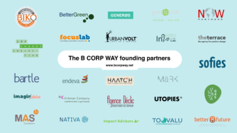 The B Corp Way partners logo slide