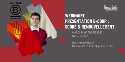 Webinaire : Présentation B Corp - Agence Déclic